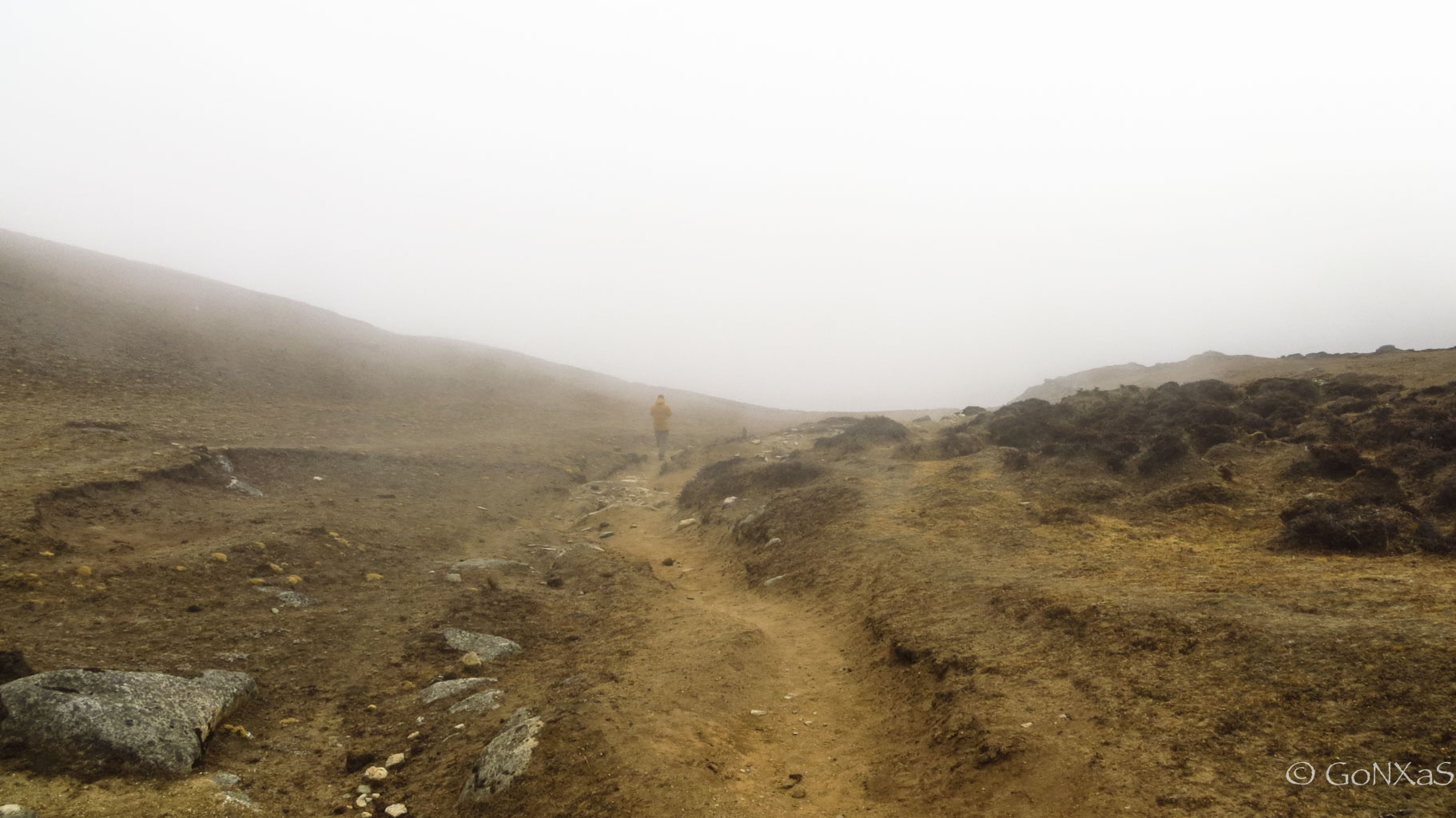 Foto caminando en al nube