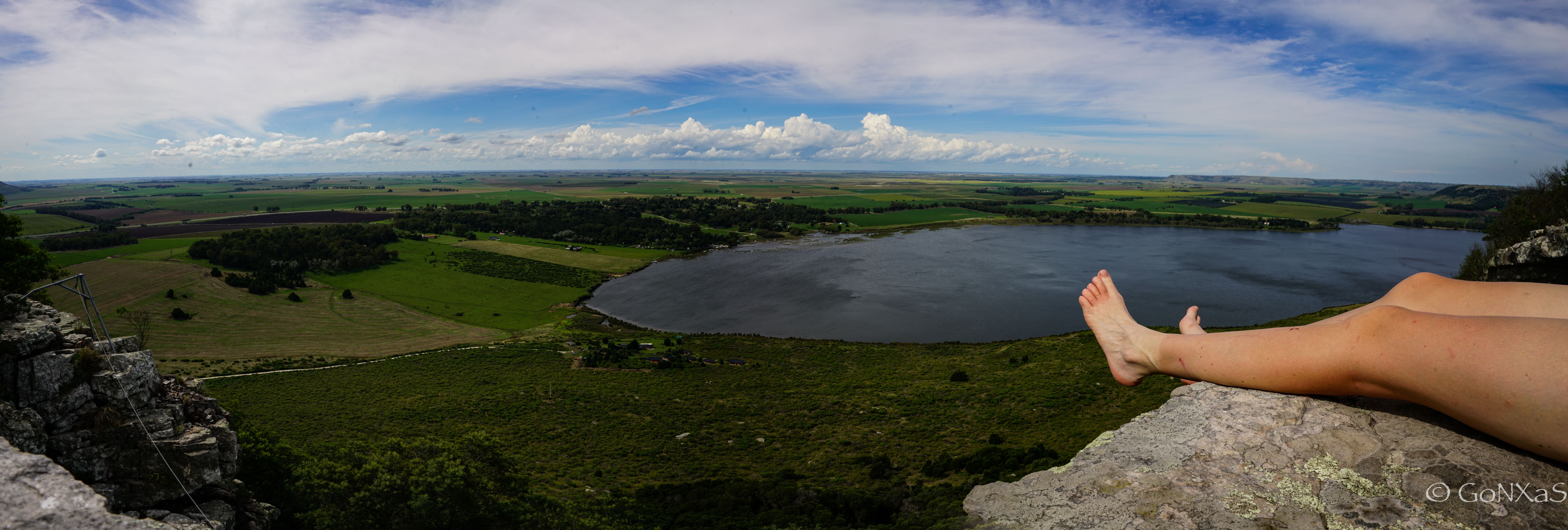 Foto desde el cerro laguna brava