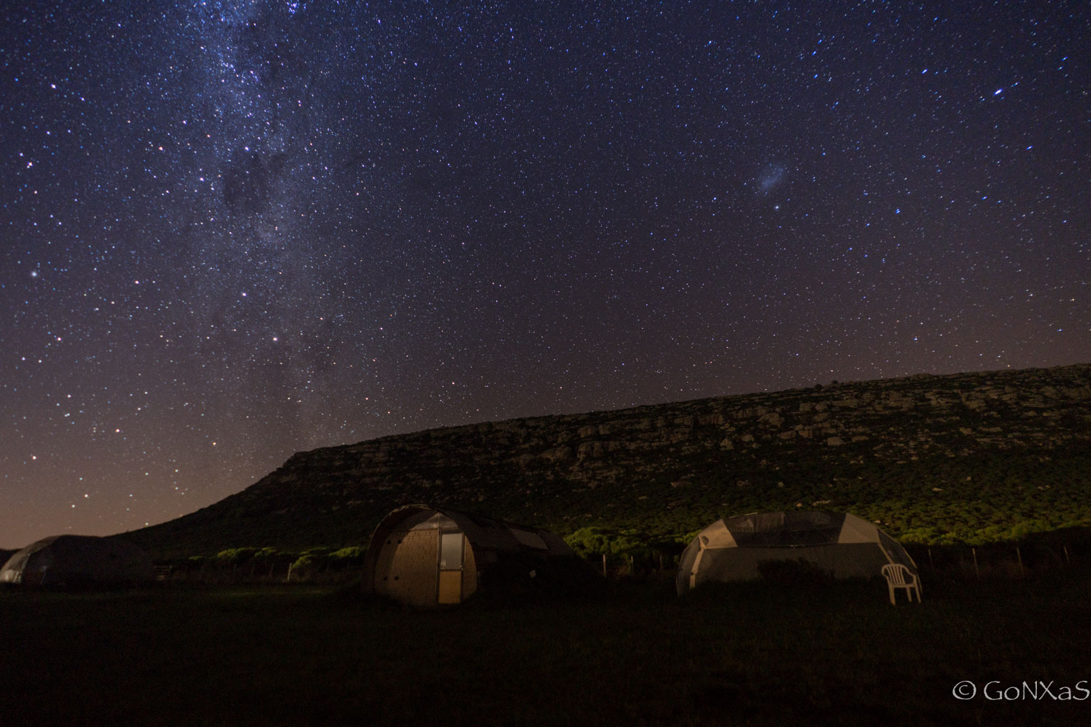 Foto via lactea sobre los dormis