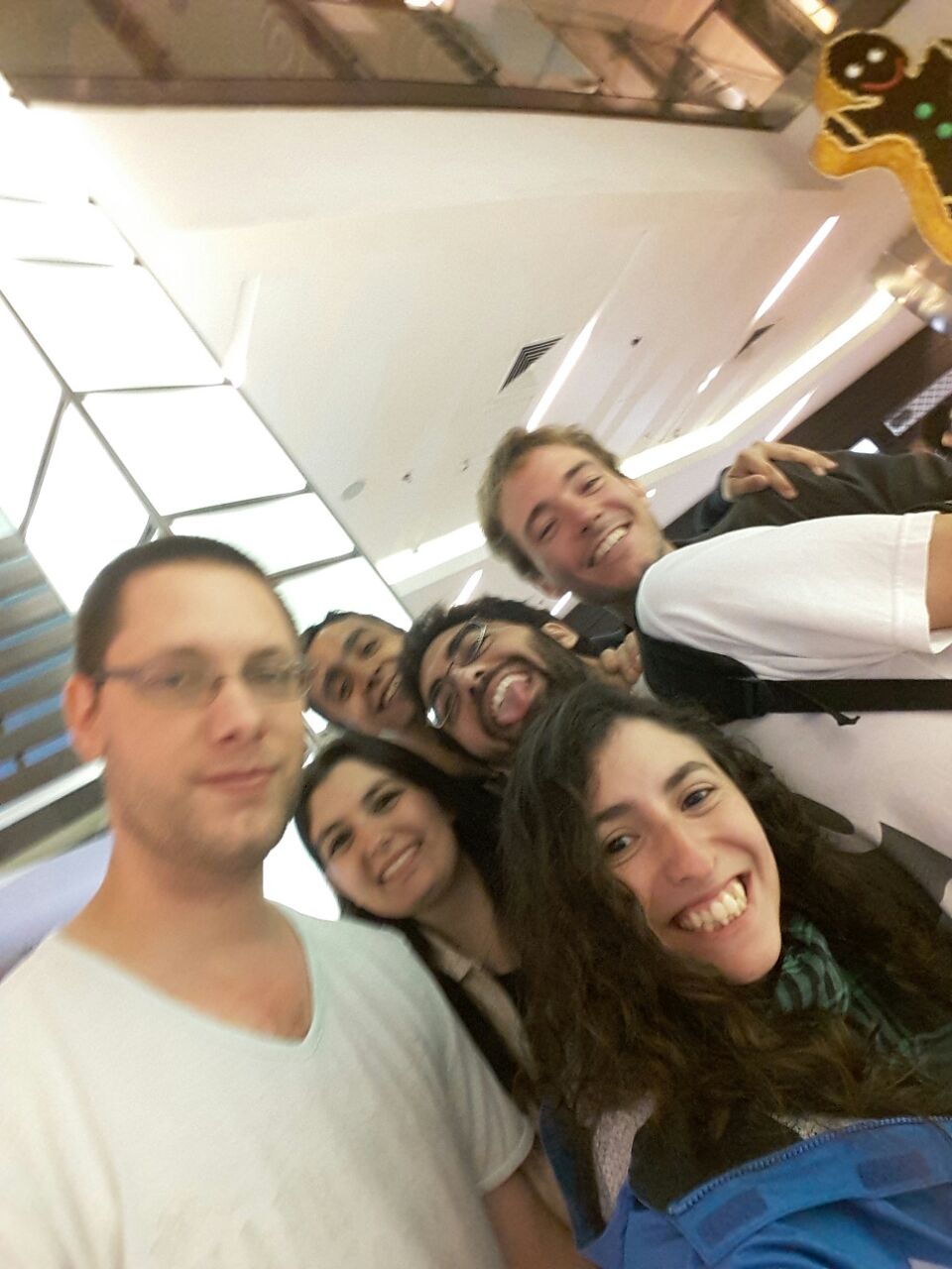 Foto en casa con los chicos