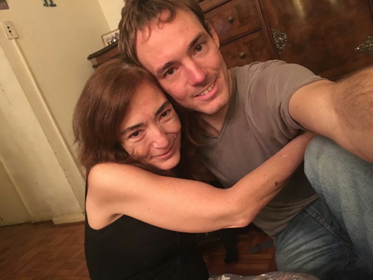 Foto llegada con la vieja